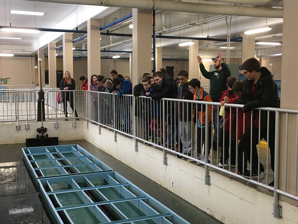 6th grade tour at Water Treatment Plant