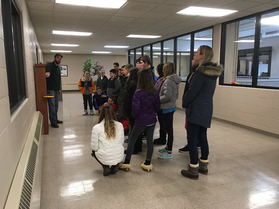 Tour presentation at Water Treatment Plant